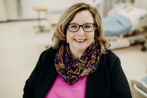 Picture of a woman smiling 